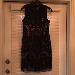 Baraschi black lace dress from Anthropologie